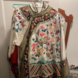 Traditional hand embroidered Chinese jacket
